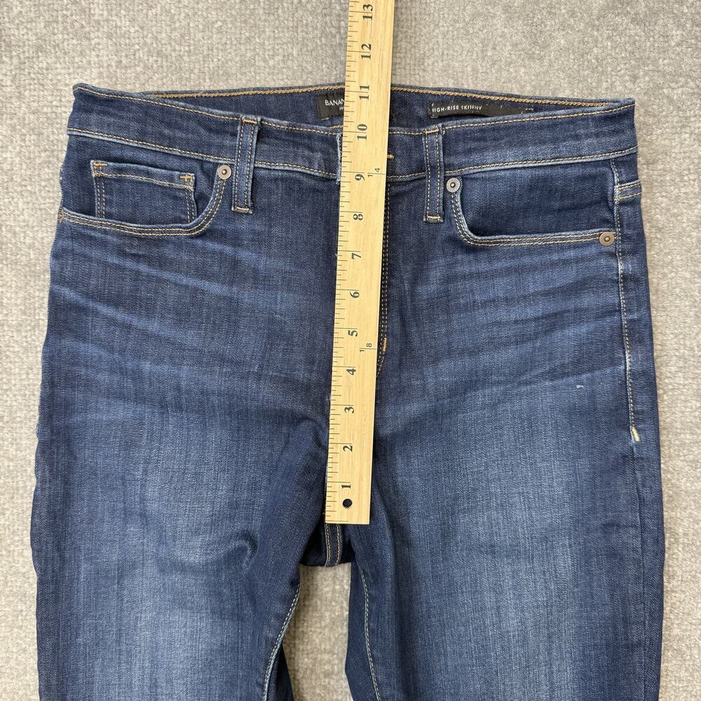 Banana Republic Jeans Womens 28 Blue High Rise Skinny Olivia Wash Premium Denim - Picture 9 of 13